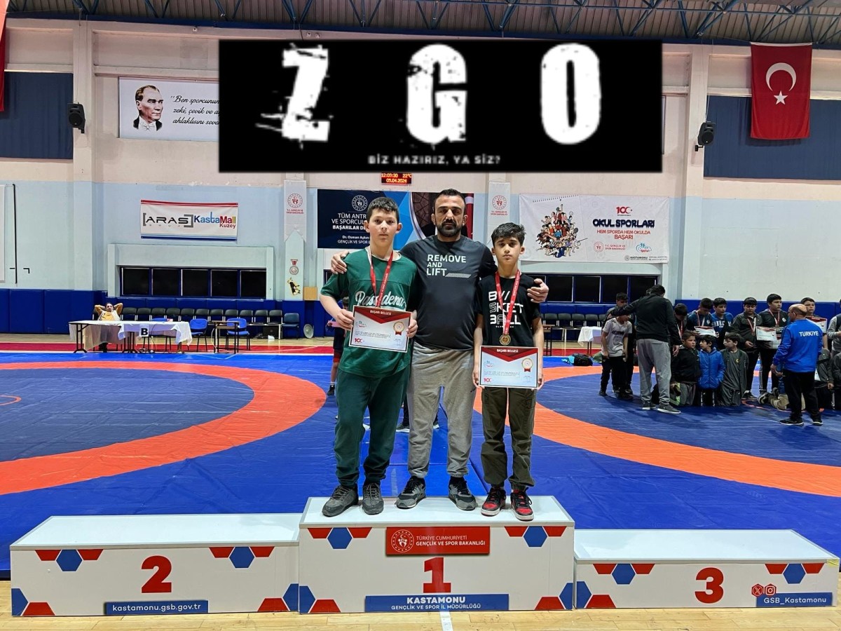 Ziya Gökalp Ortaokulu Grekoromen Güreş Takımı, şampiyon oldu