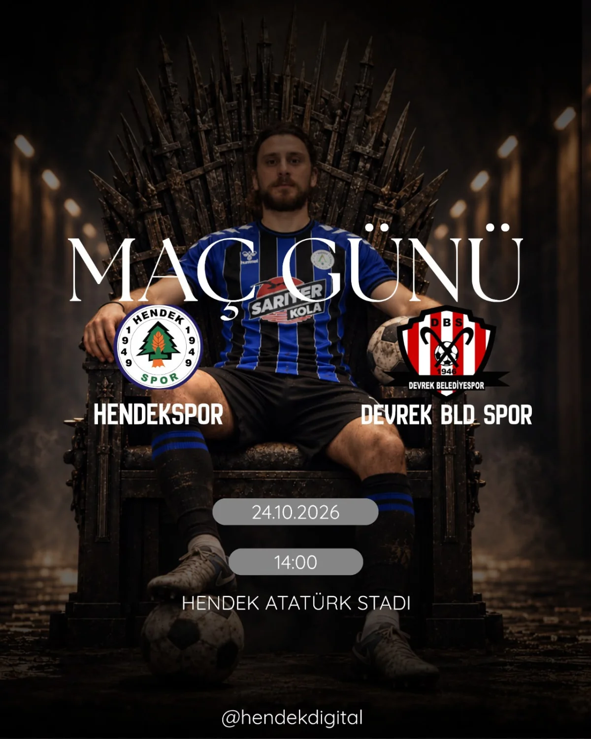 Hendekspor, Devrek Belediyespor’u konuk ediyor!