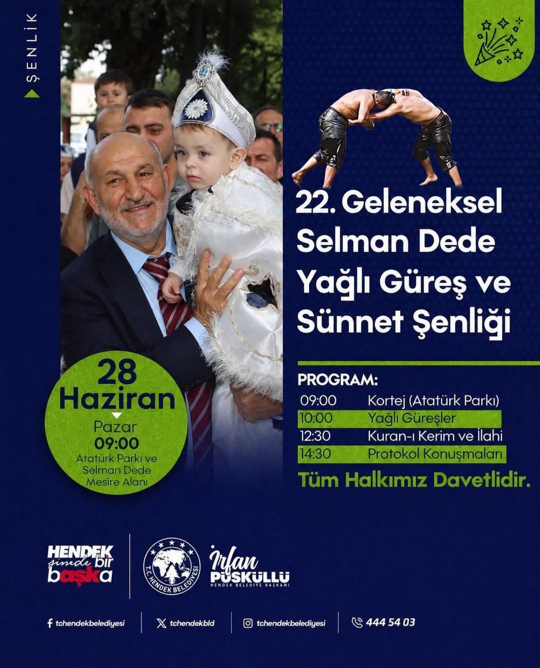 Başkan Püsküllü’den Selman Dede Şenliklerine Davet