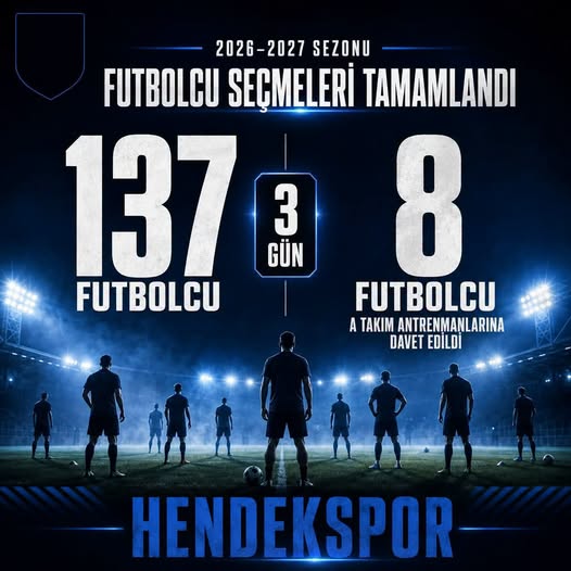 FUTBOLCU SEÇMELERİMİZE YOĞUN İLGİ!