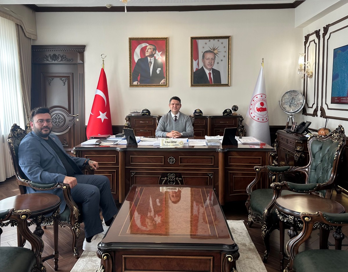 Başkan Balcıoğlu, Kaymakam Gökpınar'ı makamında ziyaret etti!